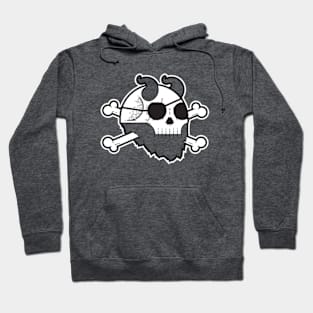 Jolly Rogers Tee Beard Hoodie